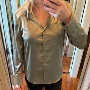 Banana Republic Satin Classic Shirt